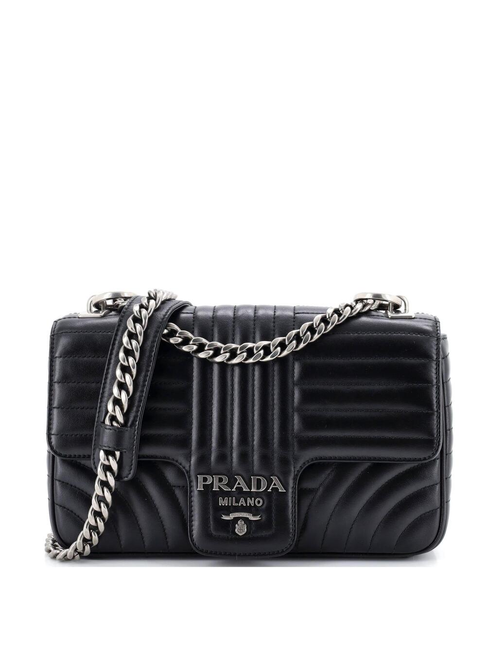 Prada Chain Flap Shoulder Bag Diagramme #219155P19B